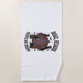 ハロウィン不気味ドッグ不気味幽霊2 ビーチタオル (正面)