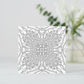 ハロウィン不気味ナイトカラーリングカード (スタンド正面)