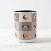 ハロウィン不気味ナイトツートーンマグ。 ツートーンマグカップ (中央)