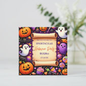 ハロウィン不気味ナイトバッシュ：おもしろいのために私たちに参加！ 招待状 (スタンド正面)