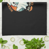 ハロウィン不気味ナースおもしろい幽霊コスチュームBoo キッチンタオル (折り畳み)