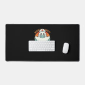 ハロウィン不気味ナースおもしろい幽霊コスチュームBoo デスクマット (キーボード&マウス)