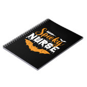 ハロウィン不気味ナース誕生日 ノートブック (左側)