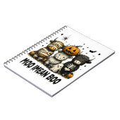 ハロウィン不気味ハイランドカウズ ノートブック (左側)