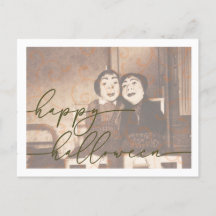 ハロウィン不気味ハガキテンプレート