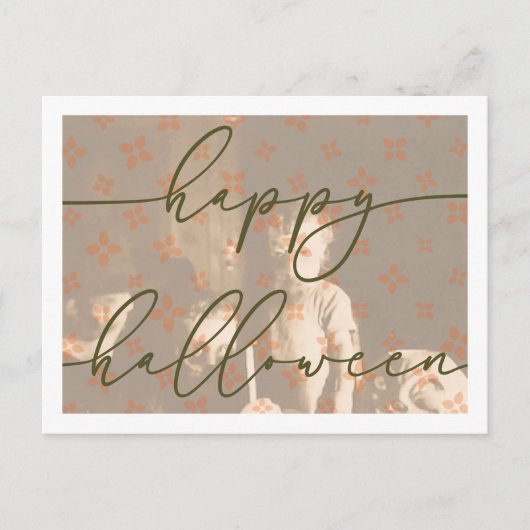 ハロウィン不気味ハガキテンプレート ポストカード (正面)