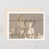 ハロウィン不気味ハガキテンプレート ポストカード (正面/裏面)