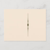 ハロウィン不気味ハガキテンプレート ポストカード (裏面)