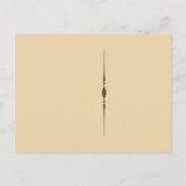 ハロウィン不気味ハガキテンプレート ポストカード (裏面)