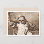 ハロウィン不気味ハガキテンプレート ポストカード (正面/裏面)