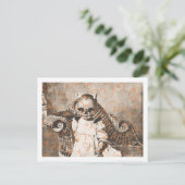 ハロウィン不気味ハガキテンプレート ポストカード (スタンド正面)