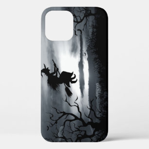 ハロウィン不気味バックグラウンドヴィンテージデザイン iPhone 12ケース