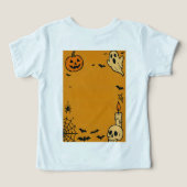 ハロウィン不気味バッシュ招待状 | 幽霊とゲーム (デザイン裏面)