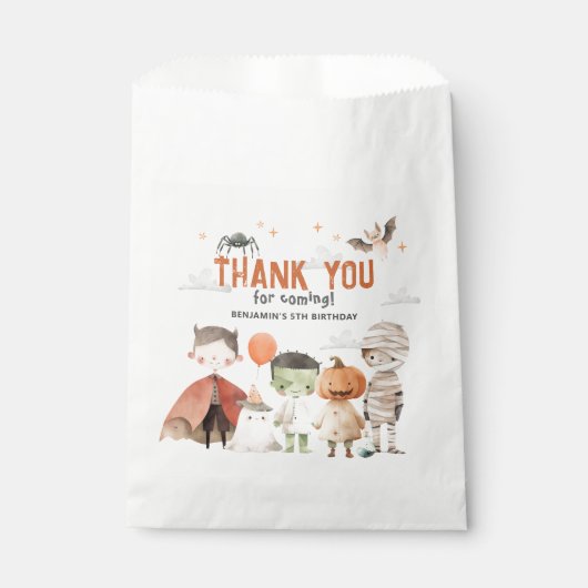 ハロウィン不気味バースデーパーティーのバッグ フェイバーバッグ (正面)