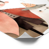 ハロウィン不気味バースデーパーティー歓迎サイン ポスター (角)