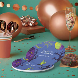 ハロウィン不気味バースデーパーティー ペーパープレート