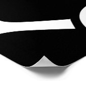 ハロウィン不気味パターン ポスター (角)