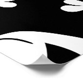 ハロウィン不気味パターン ポスター (角)