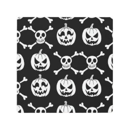 ハロウィン不気味パターン メタルプリント