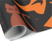 ハロウィン不気味パターン ラッピングペーパー (ロールコーナー)