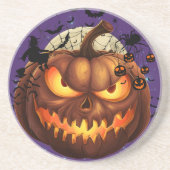 ハロウィン不気味パンプキンサンドストーンドリンクコースター コースター (正面)