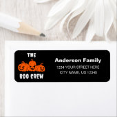 ハロウィン不気味パンプキンズブクルー差出人住所 ラベル (インサイチュ)