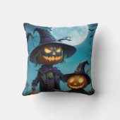 ハロウィン不気味パンプキンデュオ クッション (裏面)