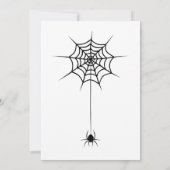 ハロウィン不気味パンプキン招待状 招待状 (裏面)