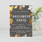 ハロウィン不気味パーティー 招待状 (スタンド正面)