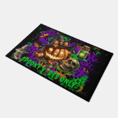 ハロウィン不気味ビーブオンドアマット ドアマット (アングル)