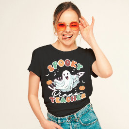 ハロウィン不気味ピアノ先生音楽Tシャツ Tシャツ