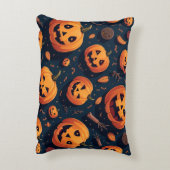 ハロウィン不気味ピロークッション アクセントクッション (裏面(縦))