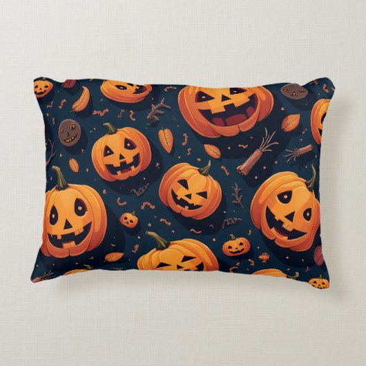 ハロウィン不気味ピロークッション アクセントクッション (裏面)