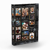 ハロウィン不気味ファミリーフォトコラージフレーム フォトブロック (左)