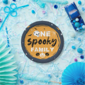 ハロウィン不気味ファミリーマッチングトリックまたはトリート ペーパープレート (パーティー)