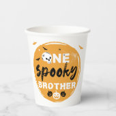 ハロウィン不気味ファミリーマッチングトリックまたはトリート 紙コップ (正面)