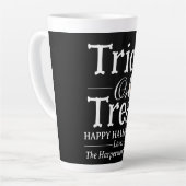 ハロウィン不気味ファミリー カフェラテマグ (左アングル)