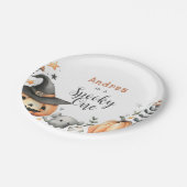 ハロウィン不気味ファーストワン ペーパープレート (アングル)