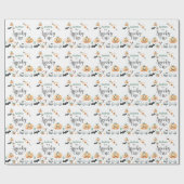 ハロウィン不気味ファーストワン ラッピングペーパー (フラット)