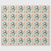 ハロウィン不気味ファーストワン ラッピングペーパー (フラット)