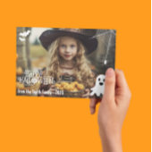 ハロウィン不気味フォトカードシーズンのご挨拶 シーズンカード