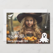 ハロウィン不気味フォトカードシーズンのご挨拶 シーズンカード (正面)