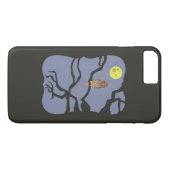 ハロウィン不気味フクロウ Case-Mate iPhoneケース (裏面(横))