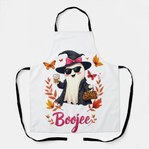 ハロウィン不気味ブージェサッシクラス幽霊 エプロン