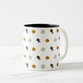 ハロウィン不気味ヘッドレスホースマンコーヒーマグ ツートーンマグカップ (正面右)