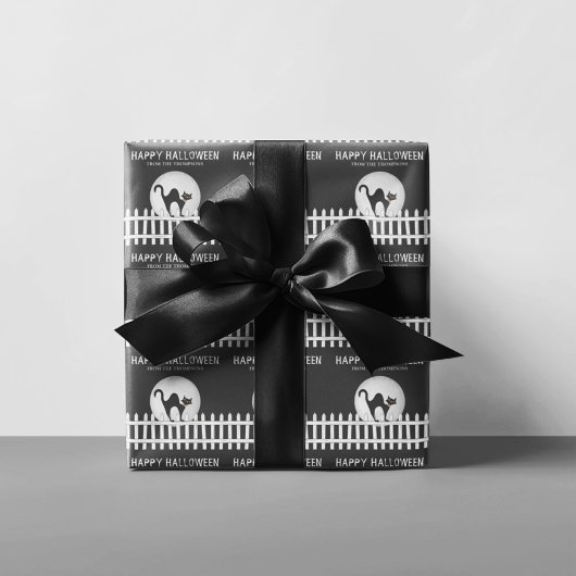 ハロウィン不気味ホラー幽霊のよく出るハウスウィッチラピン ラッピングペーパー