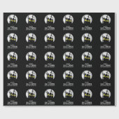 ハロウィン不気味ホラー幽霊のよく出るハウスウィッチ ラッピングペーパー (フラット)