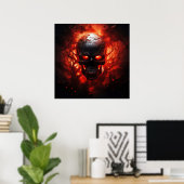 ハロウィン不気味ポスター ポスター (ホームオフィス)