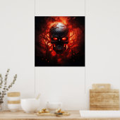 ハロウィン不気味ポスター ポスター (キッチン)