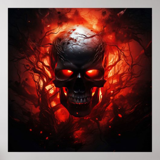 ハロウィン不気味ポスター ポスター (正面)